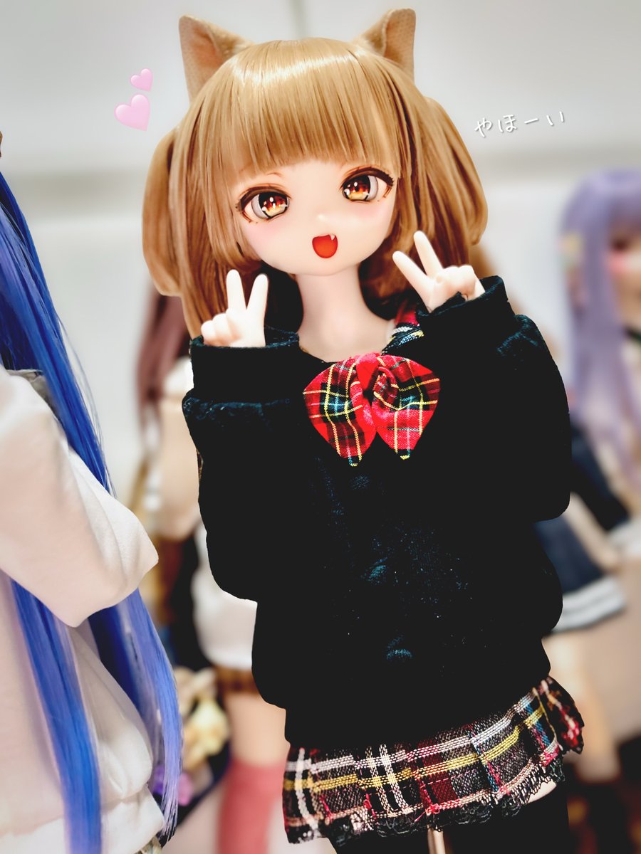 Moetama_DD's tweet photo. 楓ちゃん『やほーい✌️みんな元気〜？😘』
#船長っ子
#velvet_paw 
#ふにゃほわのやつ https://t.co/F49X28JbOG