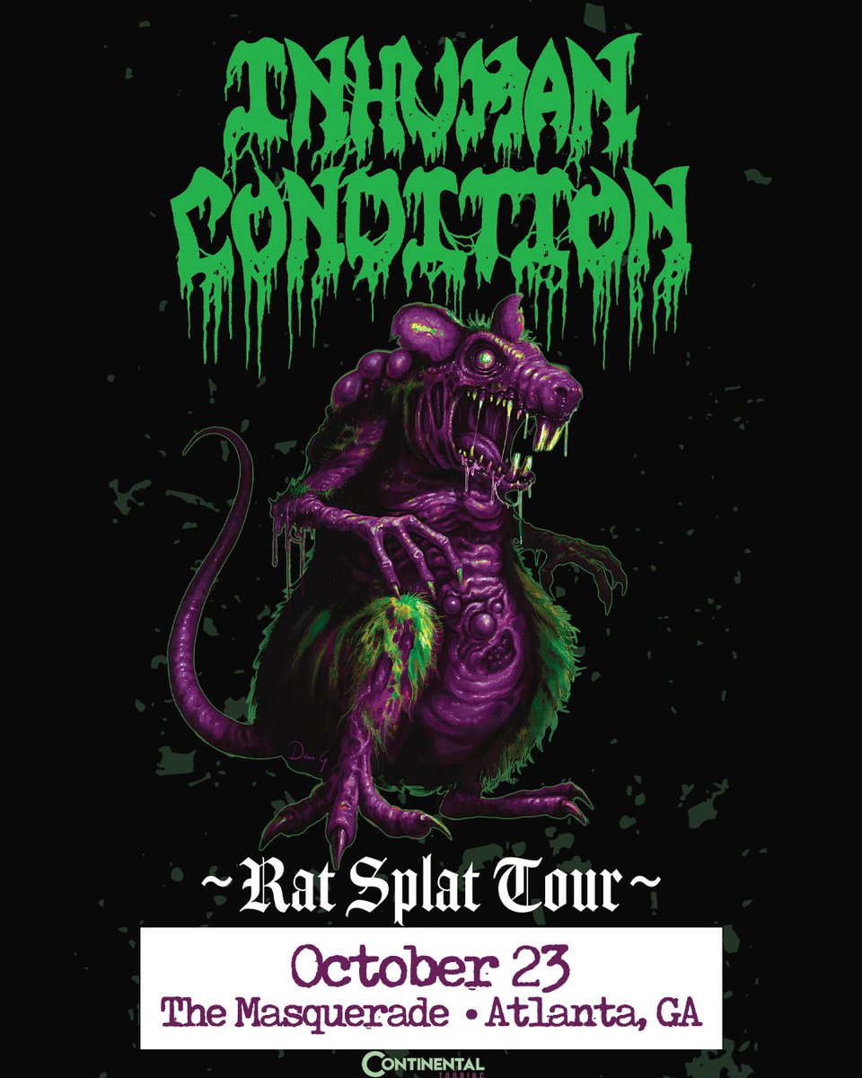 masquerade_atl's tweet photo. 📣 NEW SHOW
🐀 @bandinhuman
📆 10/23 in Purgatory
🎫 ON SALE NOW
🔗 https://t.co/J9JBU52Y5f https://t.co/GSytdnzKCp