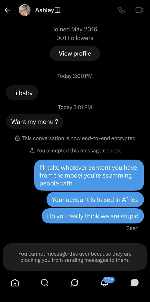 AlexSmith33452's tweet photo. I normally don’t bother with exposing people but this is getting ridiculous. Hope nobody falls for @babykaylq’s scam #buyingcontent #sellingcontent #nsfw #secretseller https://t.co/jt5faUez1G
