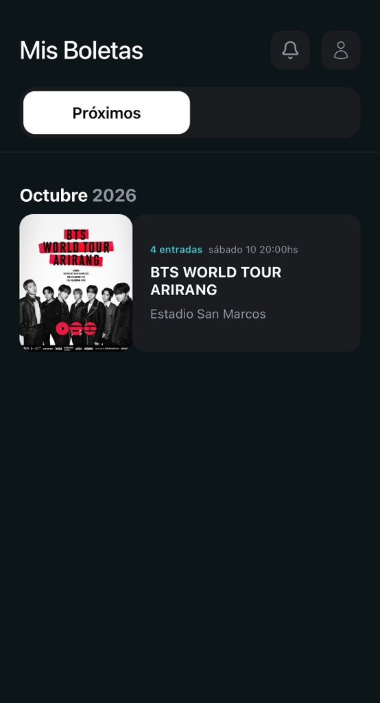 lulyarm's tweet photo. VENDO 4 ENTRADAS — BTS WORLD TOUR ‘ARIRANG’ 🇵🇪💜

📅 10 de octubre de 2026
📍 Lima, Perú

Tengo 4 entradas disponibles para el concierto de BTS.
Si estás interesado/a, envíame un DM para más información. 💜 https://t.co/atDO0dn80K