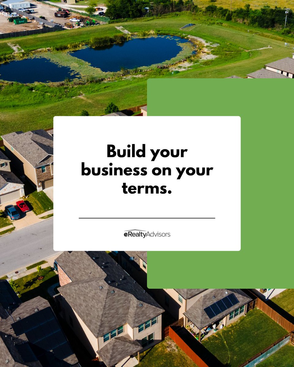 eRealtyAdvisor's tweet photo. What if your brokerage gave you more freedom without giving up support?
At eRealty Advisors, agents keep 100% of the commission from their first deal while still getting direct broker access, compliance support, and essential tech tools. 
 
👉 https://t.co/dy8LTi3Icv https://t.co/gCLGc4QDOn