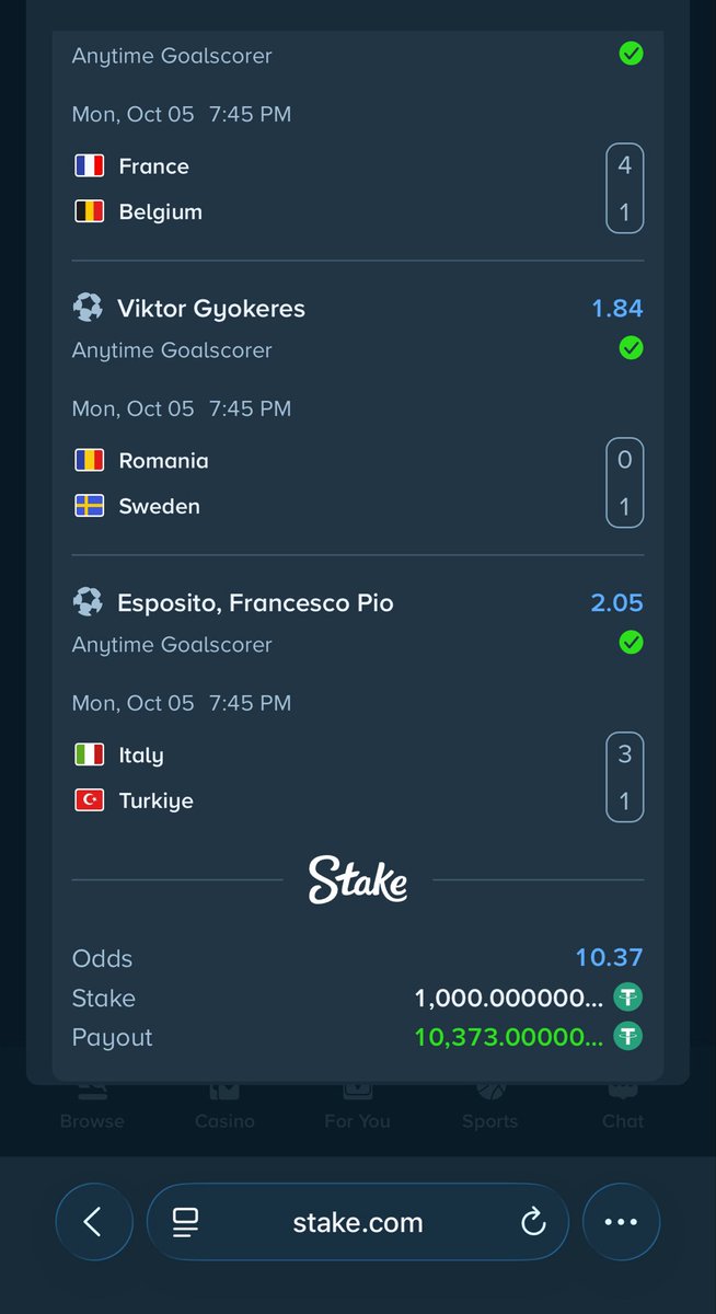 Mrbankstips's tweet photo. 3.35 odds won ✅✅✅

10 odds won ✅✅✅

$44k in the bag ✅✅✅
 
BOOMGRATULATIONS ✅✅✅ https://t.co/jLBCl8DUcj