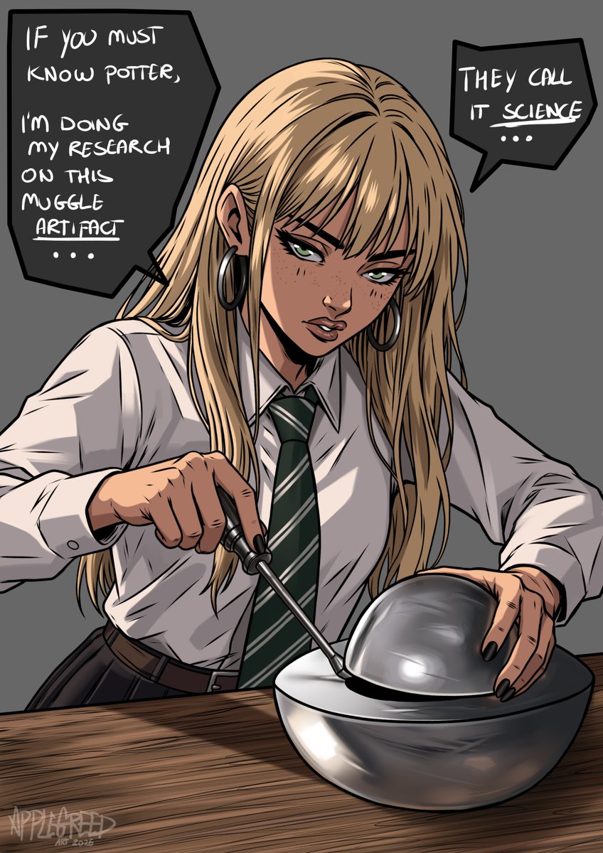 RingoApplegreed's tweet photo. Malfoid is playing with something she does not understand ... https://t.co/u41WdcCXSJ