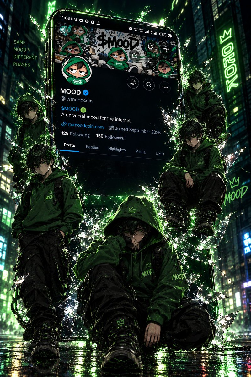 AdoSegum's tweet photo. $MOOD
One feeling, Infinite moods,
One community.
@itsmoodcoin  #MOODMEMECONTEST. https://t.co/Q5oMaO7obs