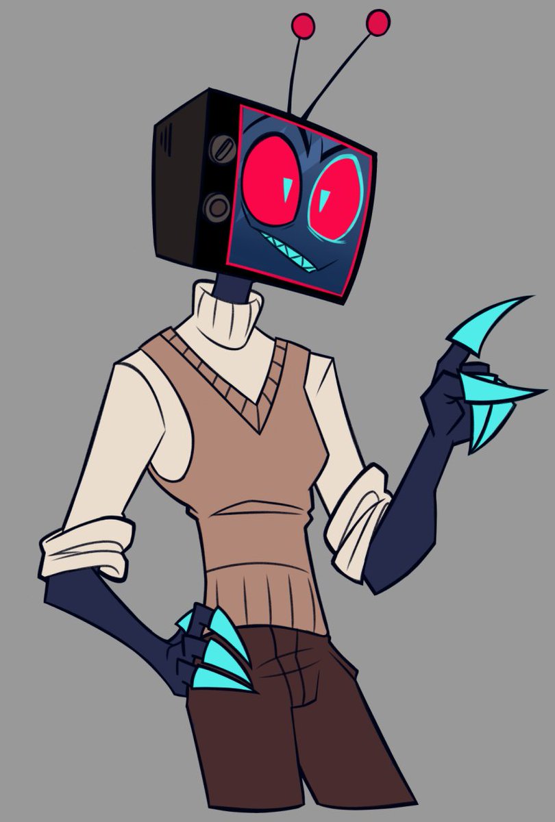 Arlaithe's tweet photo. vox the fashionista 

#hazbinhotel #hazbinhotelvox https://t.co/YbfecHOiZk