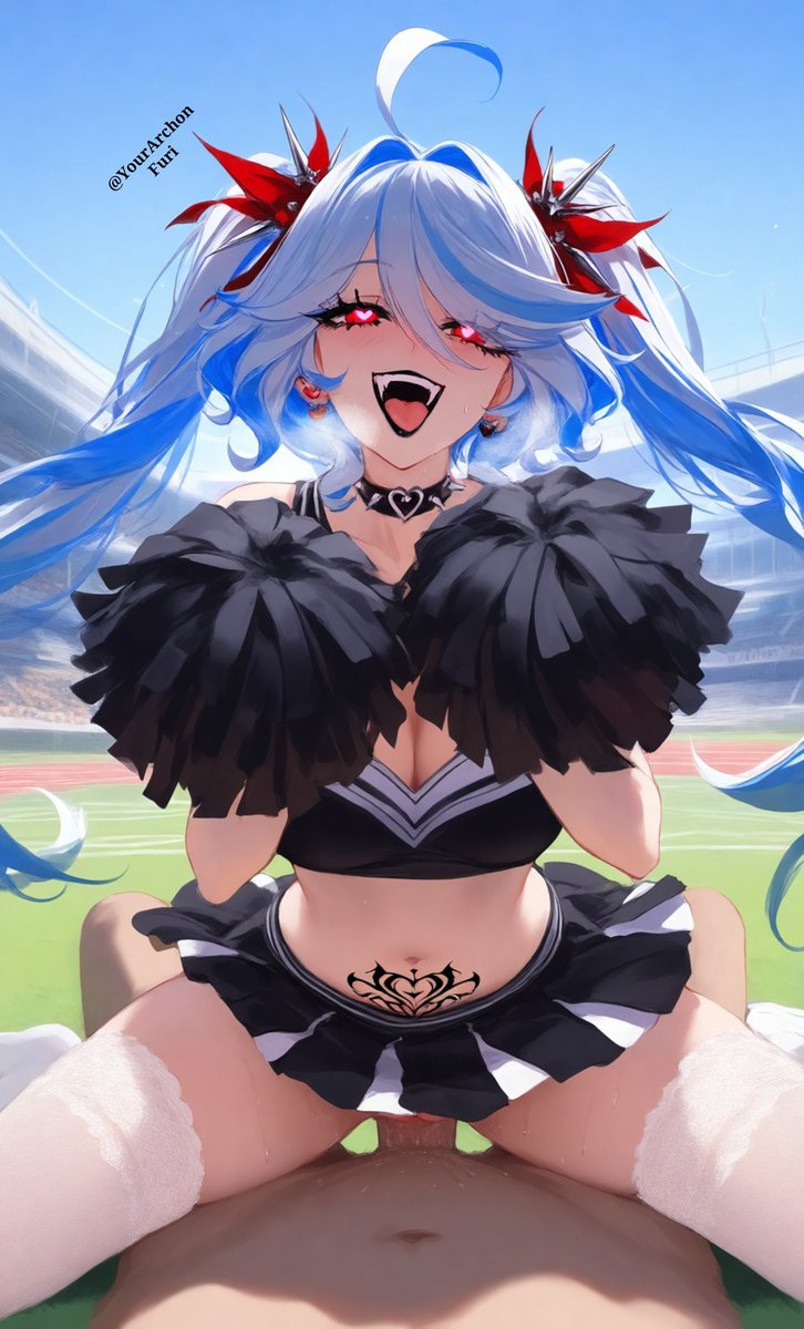 YourArchonFuri's tweet photo. 💧💙 - Cuando no tengo ganas de degustar tu deliciosa sangre y leche por las noches, prefiero hacer un poco de ejercicios de estiramiento para mí rutina de animadora.

¿Quieres darme una mano pastelito?~ 🔥

#furina | #nsfw | #sexrol | #genshinimpact https://t.co/ucos7ueQ6E