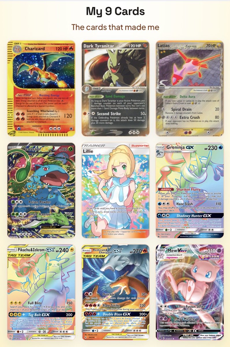 saddenedtcg's tweet photo. The story of a man rediscovering the Pokemon TCG after being busy playing the Video Games most his life https://t.co/ydxUwodaBp