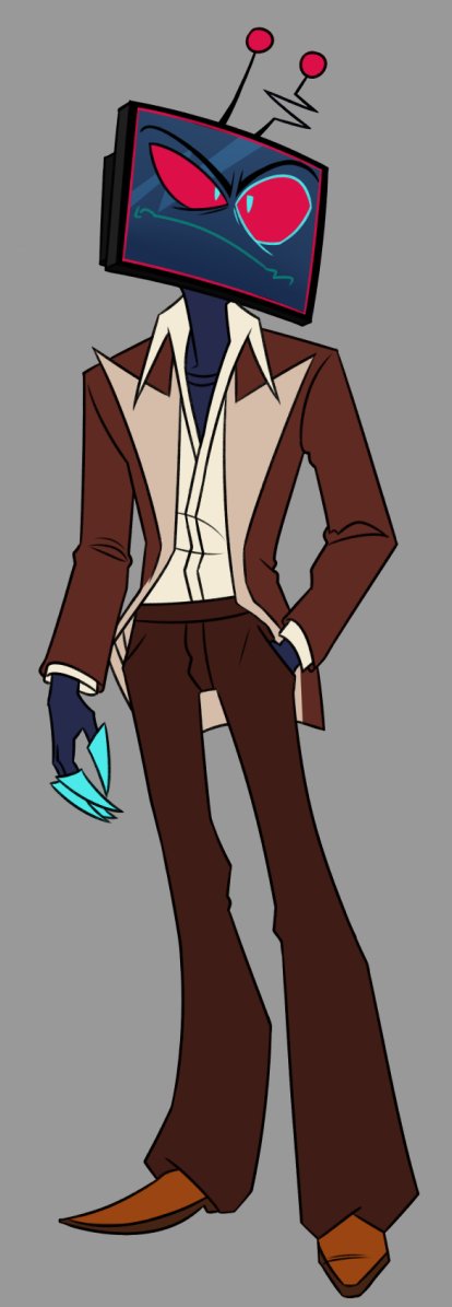 Arlaithe's tweet photo. vox the fashionista 

#hazbinhotel #hazbinhotelvox https://t.co/YbfecHOiZk