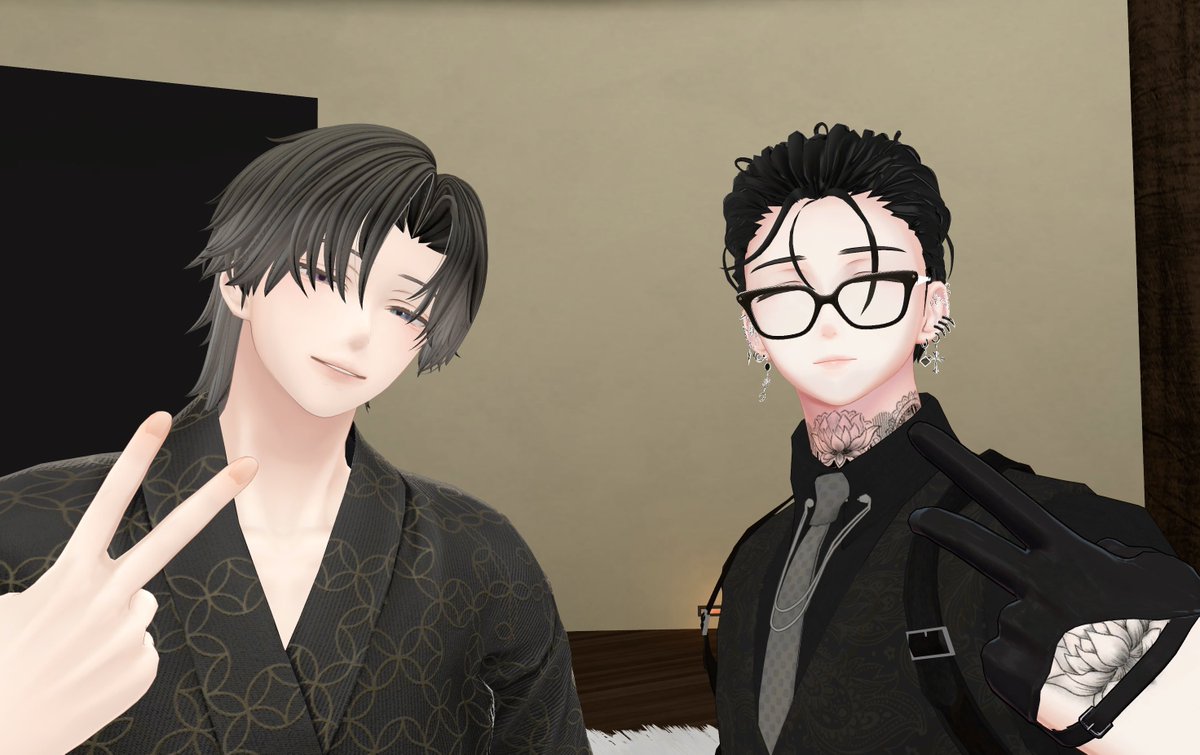 CandyBird_VRC's tweet photo. みんなおはよ〜
昨日はVRC名鑑からフレンドになった方と顔合わせしてきたよ

水瀬合わせで写真撮るの初めてかも？
ビジュがいいねぇ
 #VRChat   #Minase3D https://t.co/BWloZk9lAF