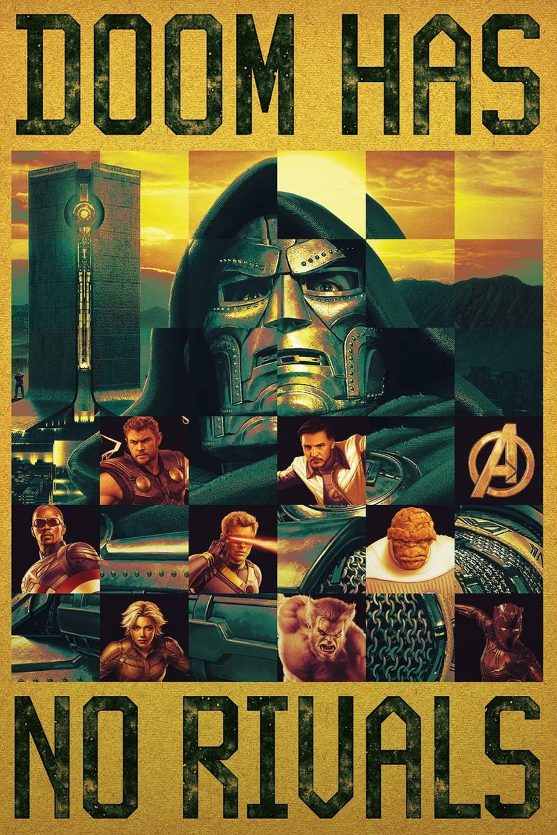 MCUFANLIFE's tweet photo. ✅映画『アベンジャーズ:ドゥームズデイ』から新たなプロモーションアートが続々と公開中‼️
　
✅映画は12月18日(金)より日米同時公開‼️ https://t.co/b8rRvbgZW9