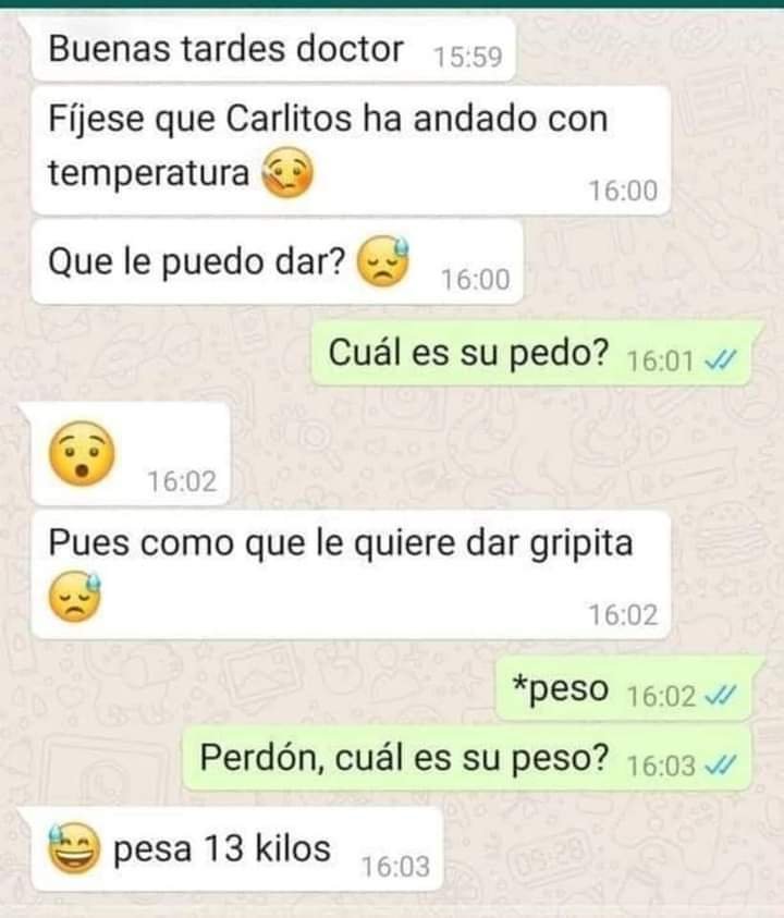 brillos41's tweet photo. Cuándo le brota el barrio a tu doctor 😂 https://t.co/pz6LXzUV3u