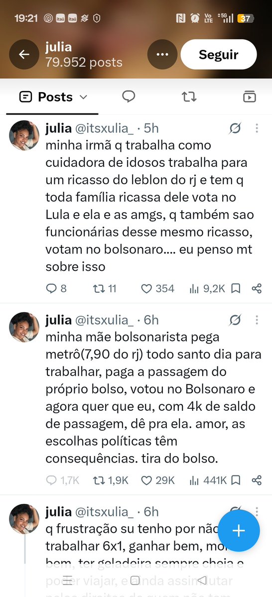 RoneyHenriqueP1's tweet photo. O dia... Um ÚNICO DIA que um político, QUALQUER QUE SEJA... 

VOU REPETIR: Q U A L Q U E R que seja...

For mais importante que a MINHA MÃE, eu posso morrer pq minha vida foi para os caralhos!

E digo mais: até minha sogra é mais importante que QUALQUER POLÍTICO. Qualquer um.

E, vou dizer mais, jovem...Hoje, com 37 anos, muito mais maduro... Te dou um conselho:

NENHUM POLÍTICO NO MUNDO merece que você deixe de conviver com alguém por causa dele.

Você acha que a vida do Lula mudou por ele ter feito um governo ruim (pra mim) e bom (para os outros)?

Você acha que a vida do Flávio Bolsonaro vai mudar?

Essas pessoas possuem riquezas, status... Até a 5ª geração da família.

Nós temos apenas os nossos. Nossos amigos, nossos familiares... Nossa rede de apoio...!

Não percam pessoas que vocês amam por causa de política.

"Ah, mas minha mãe é uma bosta comigo, fez isso, isso é aquilo", "meu pai fez isso, isso é aquilo"...

Aí você abre mão de convivência por sua saúde mental, por sua felicidade, pelo seu bem estar.

Mas nunca, EM HIPÓTESE ALGUMA, por causa de Lula, Bolsonaro ou qualquer um!