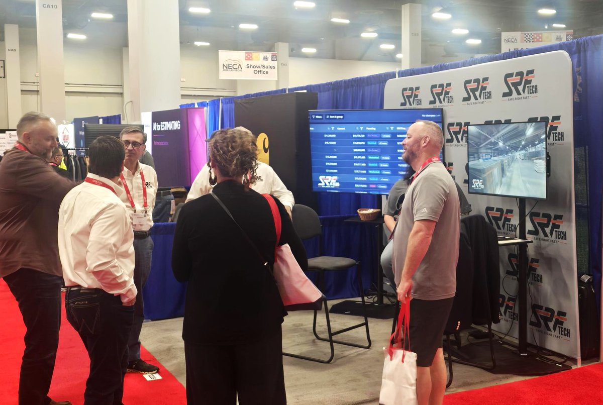 SafeRightFast's tweet photo. We’re live at @necanet 2026 tradeshow! 🚀 See how our Opportunity Tracker streamlines job selection and helps your business grow. Stop by booth #1228 to connect with our team and tap into decades of electrical contractor expertise! #NECA26 #Electrical #Contractors https://t.co/X3XcEQbxN8