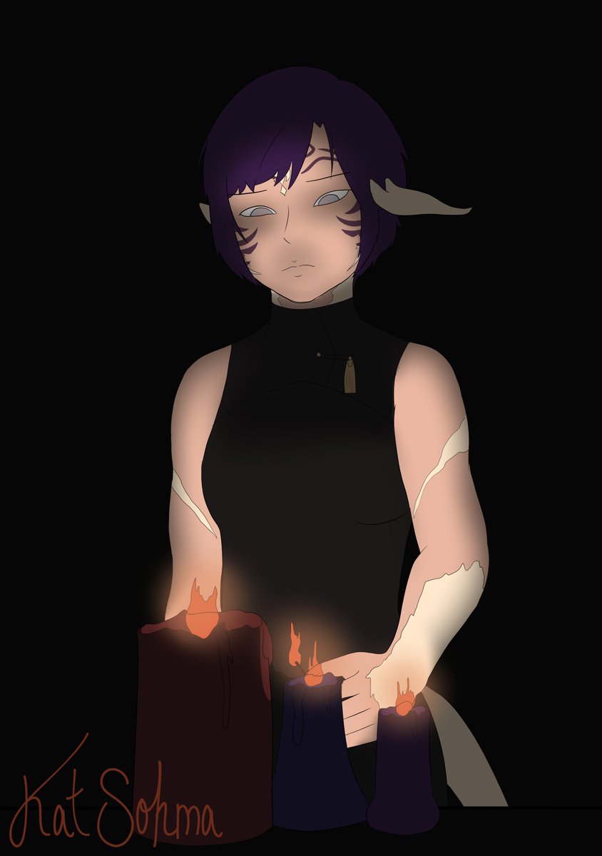 KatSohma's tweet photo. Day 6: Candle
#woltober2026 https://t.co/uzLmbtGIPR