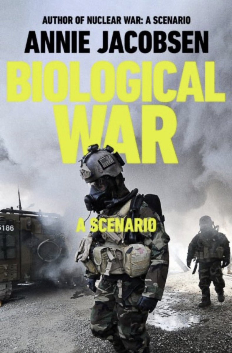 AllBiteNoBark88's tweet photo. I wonder how "Annie Jacobsen" knew?
The book "Biological War" was published in late July 2026 in the USA.
In an accident at a high-security Russian laboratory in Siberia, a genetically modified pathogen of the pneumonic plague escapes. The book describes the ensuing systemic collapse and anarchy.