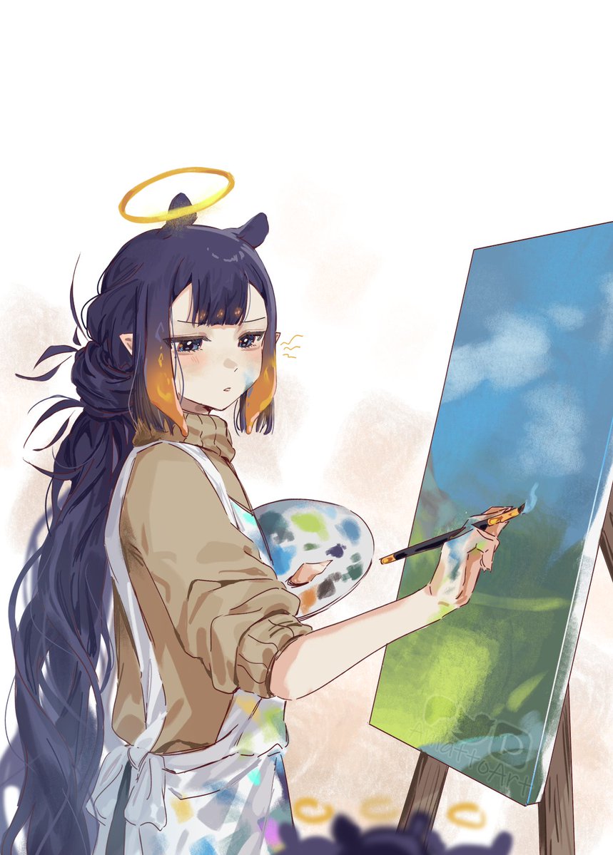 AmattoART's tweet photo. #Holooctober day 5
 WAHderfull teacher !🎨 #inart https://t.co/BWHKww8cFN