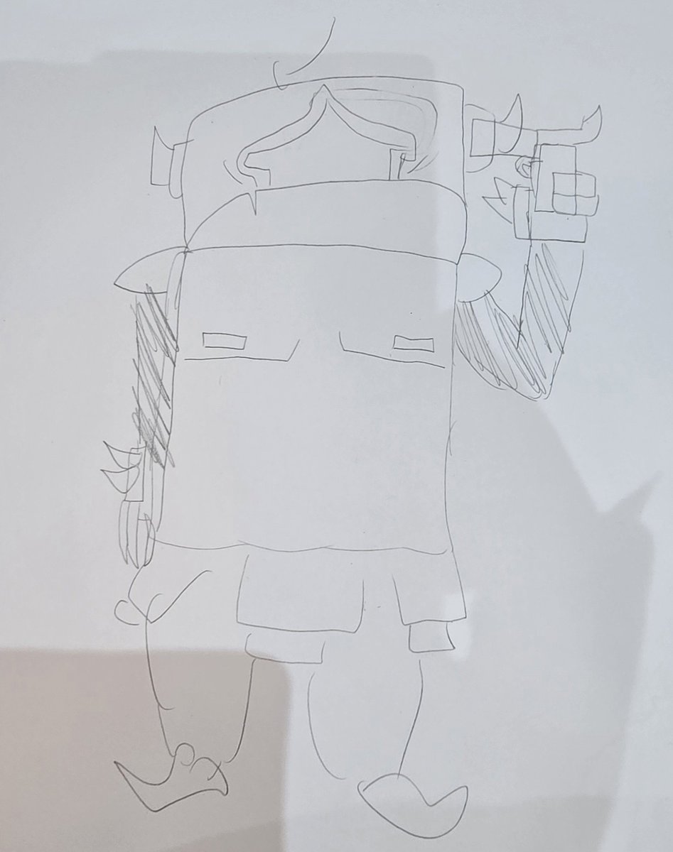 MrApfel22's tweet photo. Day 17/67 of drawing mini pekka everyday until @Abdod_The_Dude adds me on clash and brawl. Mini pekka after facing hyper bait for the 6th time in a row (what does he even do in that matchup) https://t.co/Di45mkJMrG
