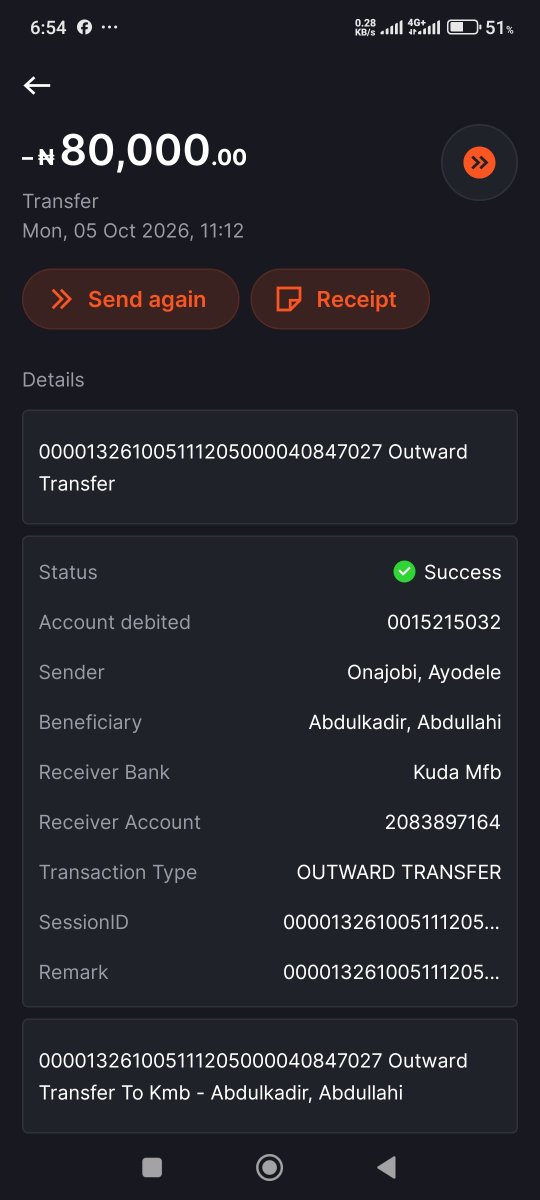 Onajobiayodele's tweet photo. A total of 80,000 was deducted from my account this morning. 
@gtbank_help https://t.co/N5WfdNgBJf
