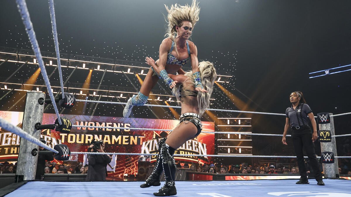 logsfolk's tweet photo. Fun fact : Liv Morgan vs Charlotte Flair is the only women's QOTR qualifier match to main event a show in history https://t.co/VKGj7zKzkr