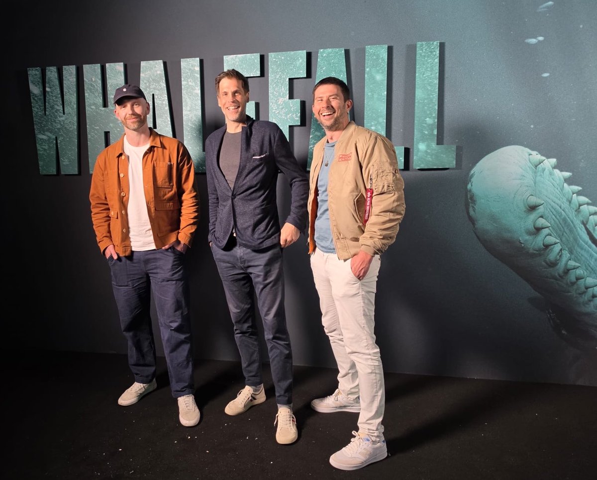 GilesAlderson's tweet photo. Great night at the #WhaleFall Gala screening with @DirDomLenoir &amp; @conorboru for @filmmakerspod 

Not allowed to say yet but fyi the film is excellent! https://t.co/mfRnrlhhNu