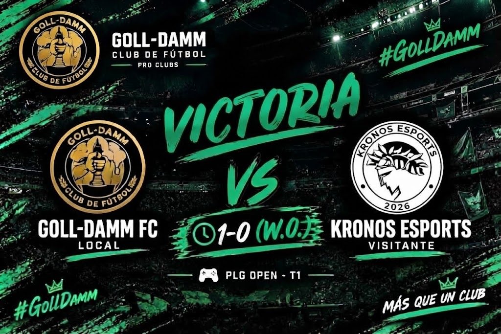 GollDammGG's tweet photo. Victoria por abandono del rival. 💚💛
#GOLLDAMM #LapenultimaYnosvamos #PLGOPEN https://t.co/JaiCLmtcJf