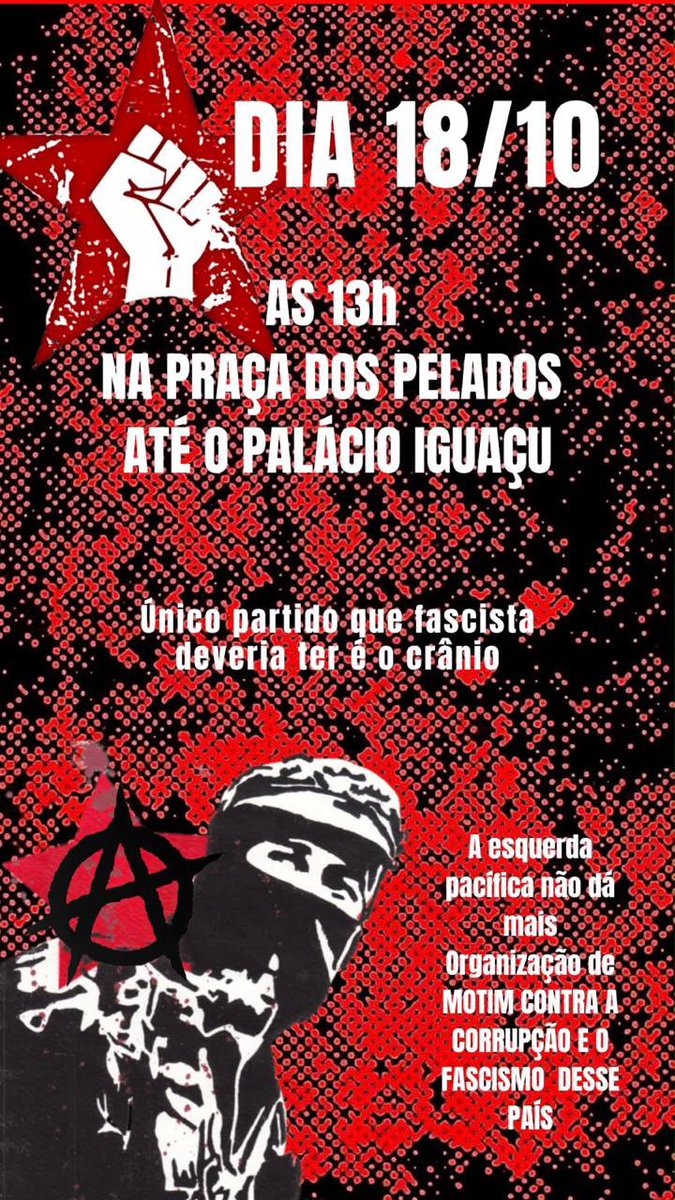 lisaaaxxxxx1's tweet photo. NA LUTA PELA DEMOCRACIA!!! 
FACISTAS NÃO PASSARÃO 

CURITIBA NAS RUAS DIA 18/10!!! https://t.co/y2VBaTNsJC