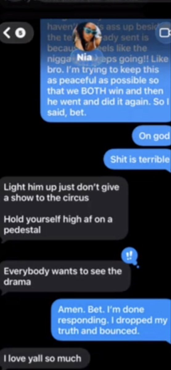 thechattervault's tweet photo. messy af actually 😭. talking about some light him up LMFAOOO oh girl. and spilling jada tea to diamond 😭😭 https://t.co/hNHIIrzE1e