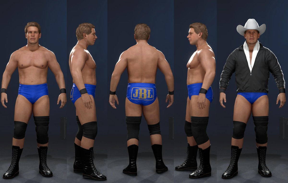 GameVolt1's tweet photo. Download @JCLayfield's Judgment Day 2004 &amp; SmackDown Dark Match 2005 attires now available on #WWE2K26 for PS5, Xbox Series X|S and Switch 2.

Search "Gamevolt" to find on Community Creations.

Account: Gamevolt https://t.co/U7tDoHJkM3