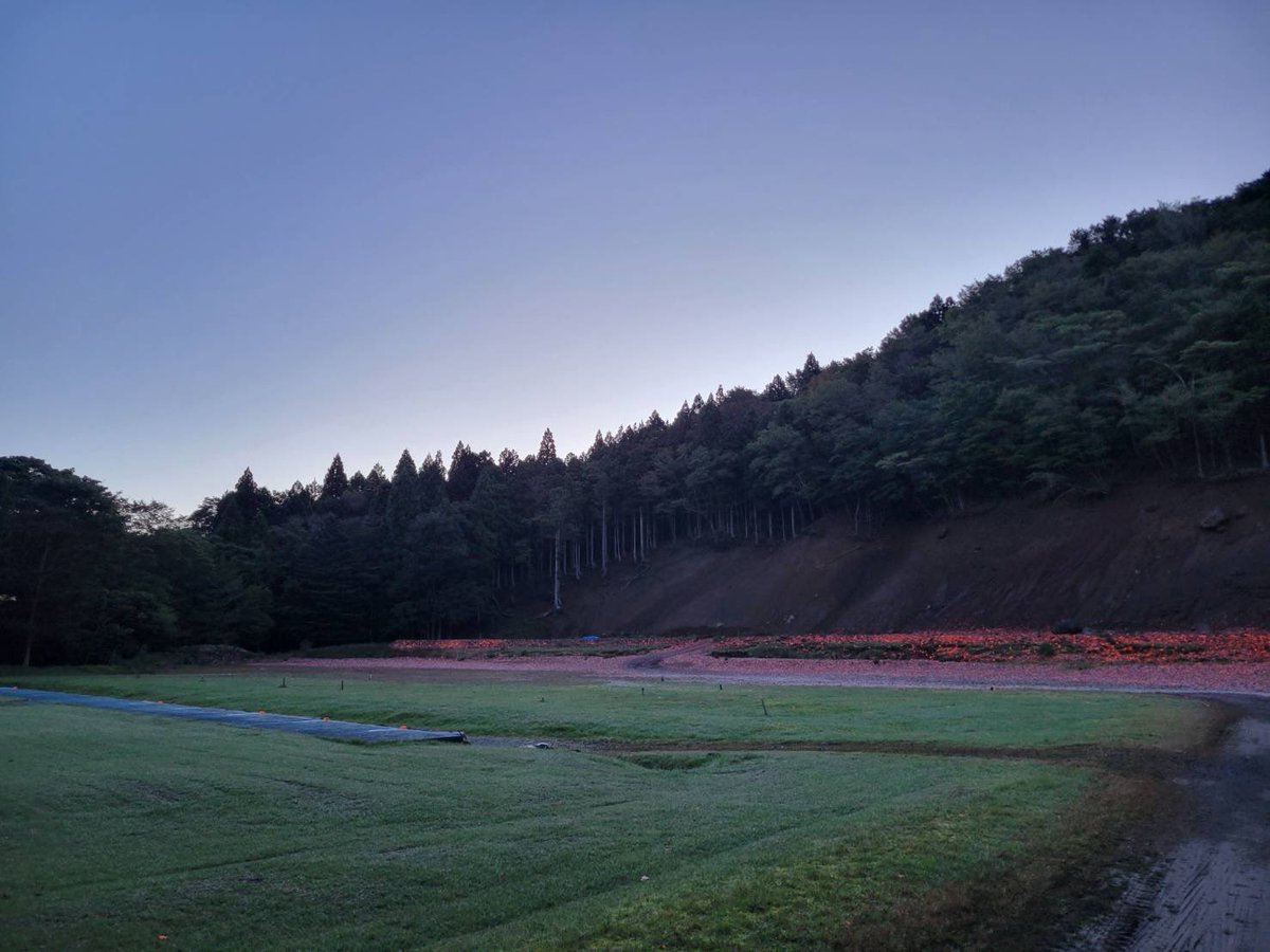 suyamashooting's tweet photo. おはようございます☀
10月6日（火）今朝の須山情報です。
天気　晴れ☀️
気温　20℃
風　　微風
本日は全面空いています。
秋晴れの須山です☀️
下界よりは過ごしやすい気候です。
ぜひ射撃練習にいらして下さい。
本日も皆様のご来場スタッフ一同心よりお待ちしております。 https://t.co/f9joGRzz1F