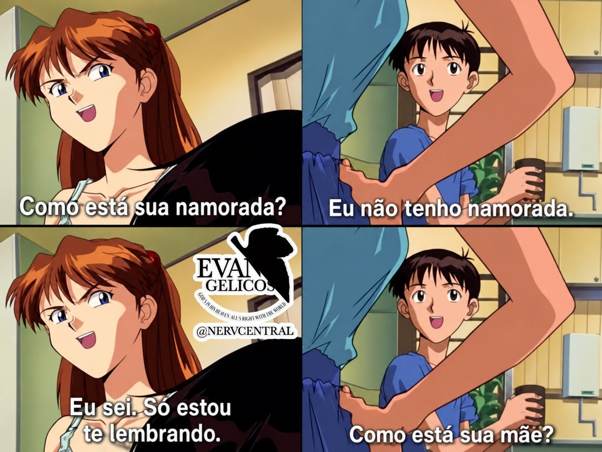 nervcentral's tweet photo. Que isso Shinji kkkkkk https://t.co/4l187RRTIk