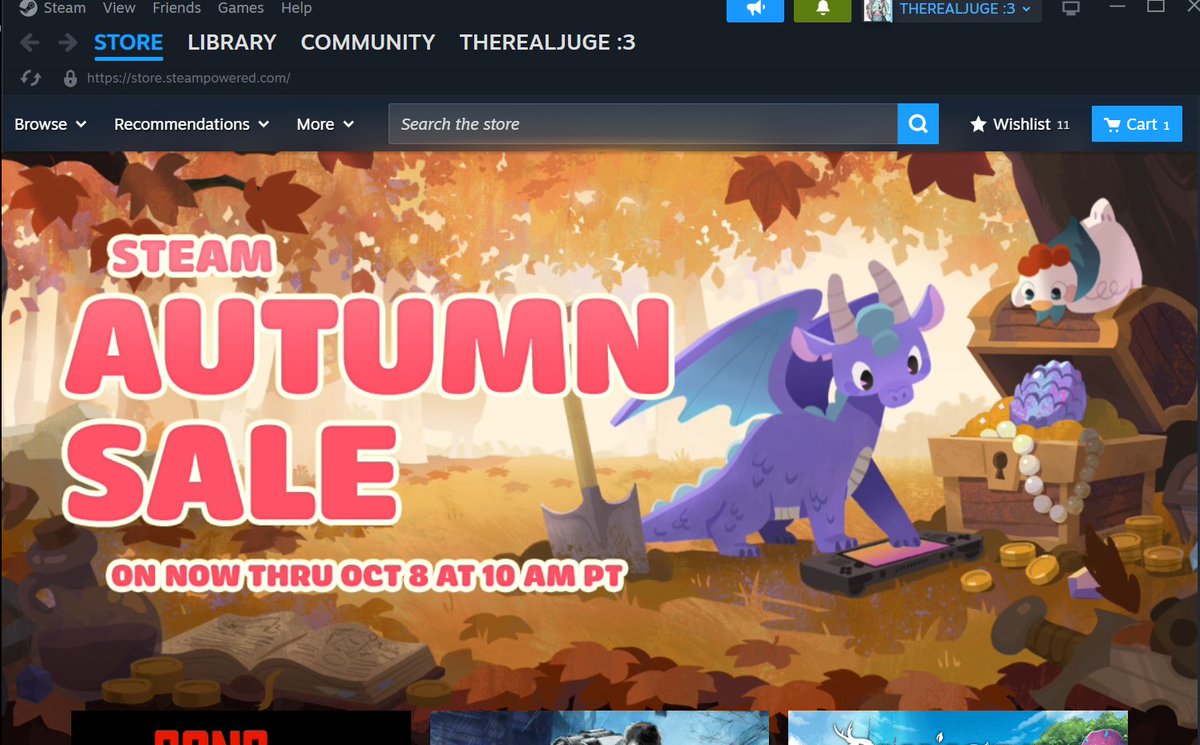 therealjuge's tweet photo. Every transfem puppy girl just saw their name get flashed on the steam front page https://t.co/Byu3A6oX86