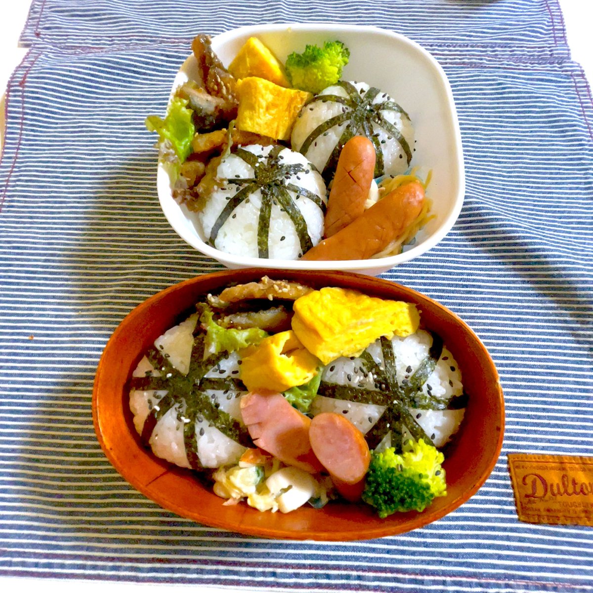 kudomonaka's tweet photo. 息子君が鯖を釣ってきたので揚げて甘辛くタレを絡めました。お弁当にイン。玉子焼きで隠れてます🐟ﾁﾗｯ💦
#お弁当 https://t.co/9hprdAHkYP