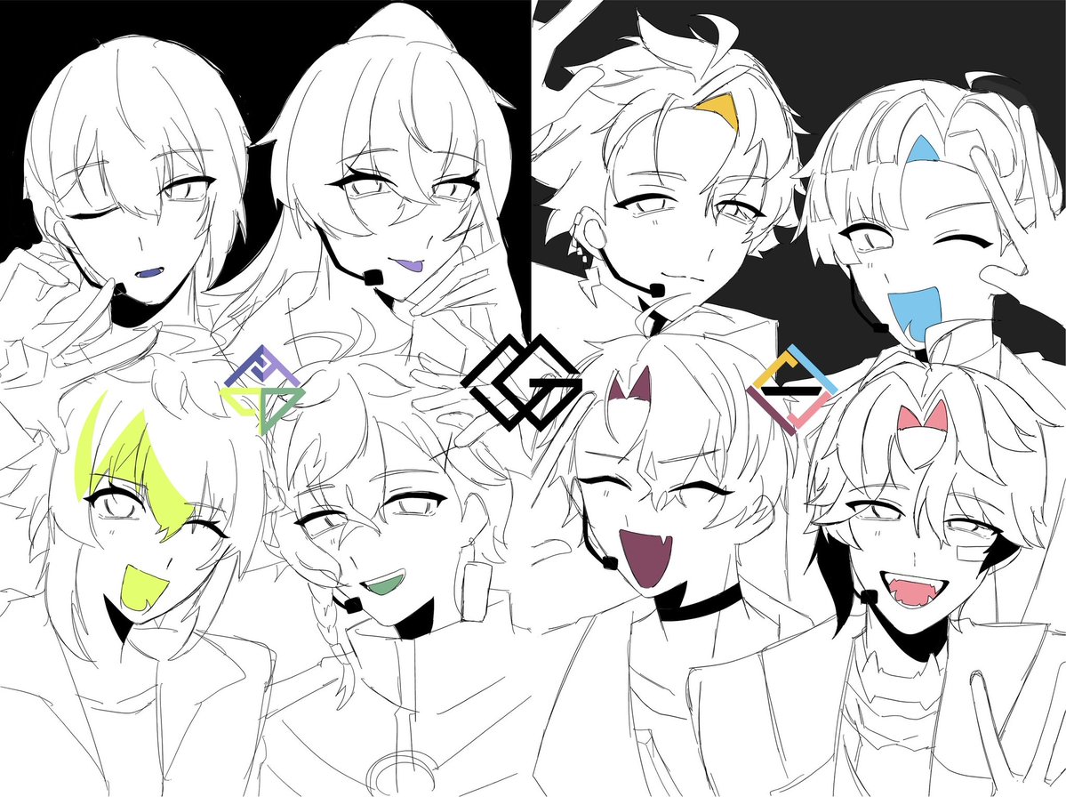 okok_149's tweet photo. ⚠︎衣装簡略化、一部トレス https://t.co/CmN95TZ5YL