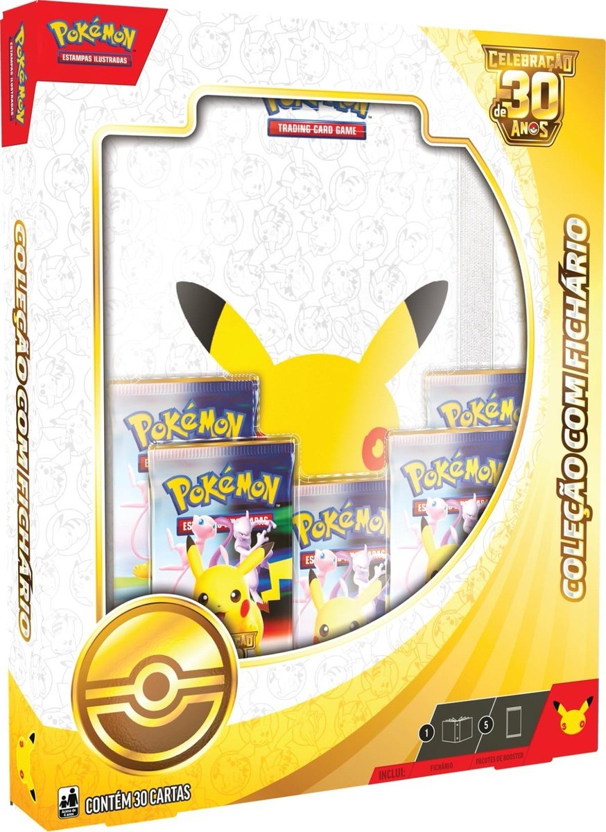 oMalucodasPromo's tweet photo. Pokémon TCG: 30th Celebration - Binder Collection PT-BR

R$ 230 em 6x sem juros
https://t.co/IMS1aDHG2d https://t.co/nnPaePZS9D
