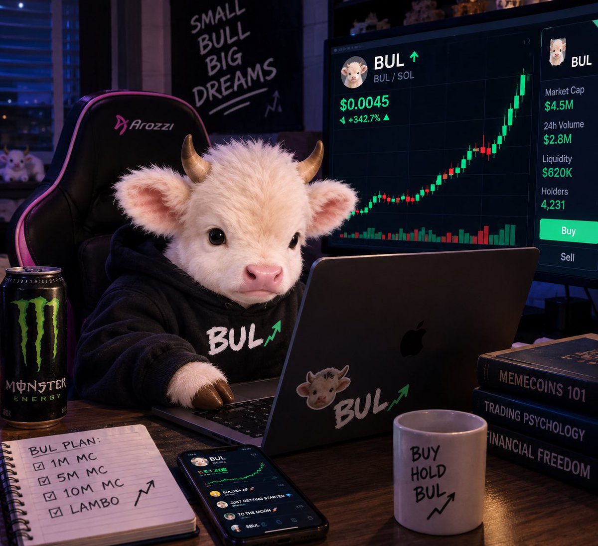 808bobthajeeter's tweet photo. THE HORNS STAY ON
$BUL NEVER DIES. BUL STRONG! https://t.co/9UtC6eSjaM