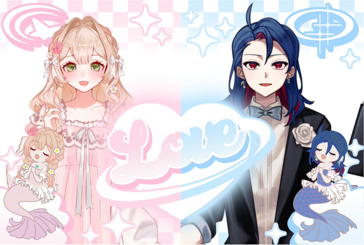 7Shirabe_IRIAM's tweet photo. #おはようVライバー
おはようございます！
本日は久しぶりの #てぇてぇ !!
お相手は、元気なお花屋さん、ななっち(@hLe87NqQ9h18149)！！

お揃いSDがとってもかわいい！！
これからもよろしくね～！ https://t.co/Y1uTpPykhe