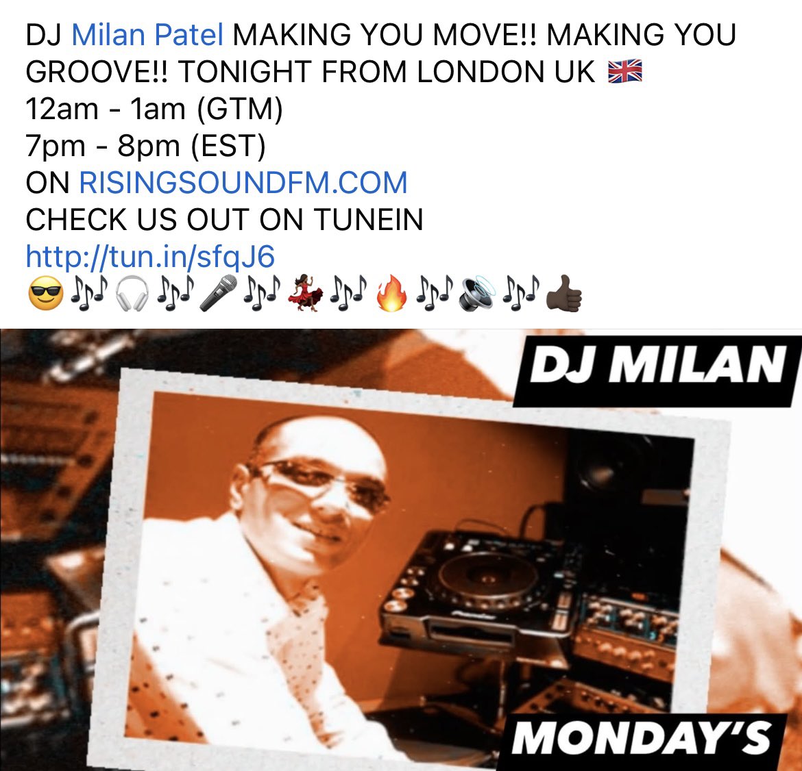 DJ_YMA_'s tweet photo. #risingsoundfm #Ukgaragedj #RadioShow #MondayMadness https://t.co/QVoeN807Zn