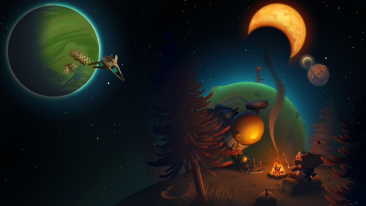 ProBluesPlayer's tweet photo. Finished Outer Wilds over the weekend and still can't stop thinking about it. 

What in incredible game! https://t.co/Lv05Wv87I8