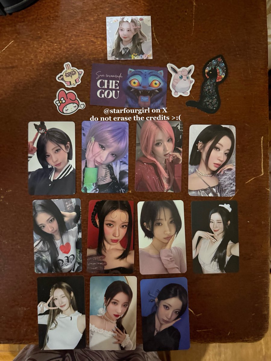starfourgirl's tweet photo. @huntrixcegs 🤍
Feedback extremamente positivo para a Isa que me trouxe essas fofuras na caixinha mercari 1 dela! Ela foi super atenciosa, um verdadeiro doce, o processo de compra dos cards foi super tranquilo. Chegou bem embalado e rápido, os brindes uma gracinha. Indico muitoo! https://t.co/ssrTTm48Yj