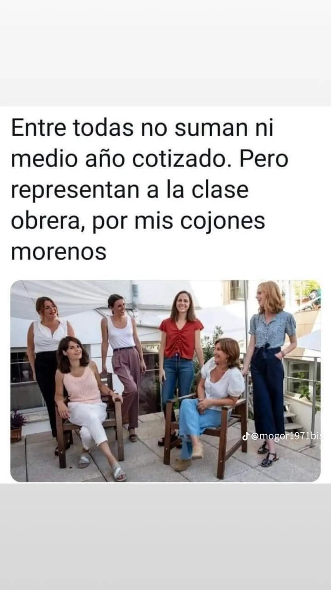 AdarveCurro's tweet photo. No representan a la clase media española de hecho se la están cargando con sus políticas progresistas. https://t.co/CZJL706dbl
