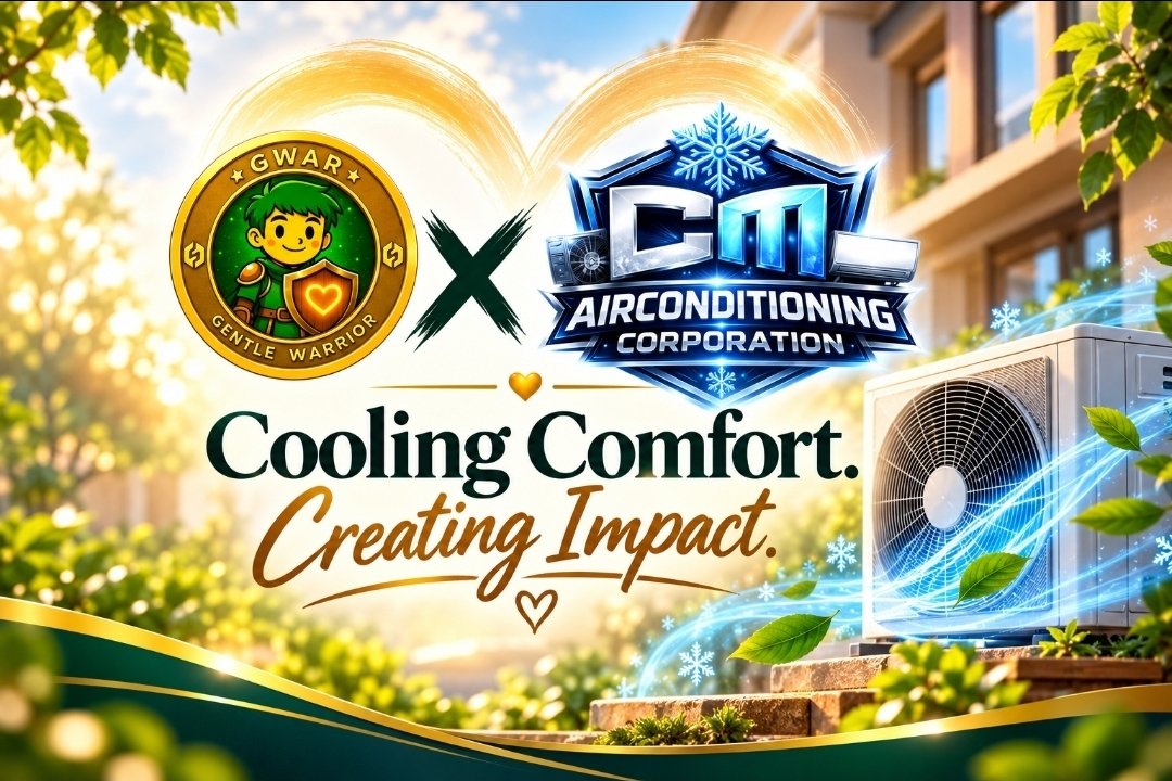 GentleWarrior02's tweet photo. Cooling Comfort. Creating Impact.

Gentle Warrior × CM Airconditioning Corporation 

Grateful to have CM Airconditioning Corporation supporting Gentle Warrior’s 1st Anniversary mission. 

Thank you, CM Airconditioning Corporation, for believing in our mission and being part of this meaningful milestone.

#CMAirconditioningCorporation #GentleWarrior #CerebralPalsyAwareness