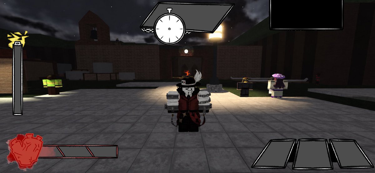 StitchdMidnight's tweet photo. We’re currently working hard on implementing a new game UI 

Here's a sneak peek at progress so far! As well as a preview of how the UI is expected to look in-game! 

#roblox #asym 

UI by @MrFazdude https://t.co/Ti929CnHAA