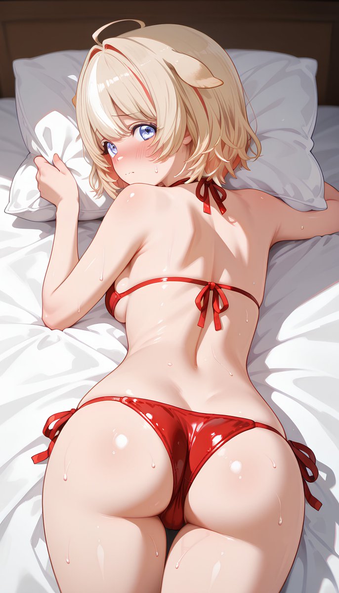 Light_New05's tweet photo. on stomach / うつ伏せ

Suzuna Tsuzuri / 鈴鳴 つづり
Hololive / ホロライブ

This illustration was created by me.
No nudity, no suggestive intent. https://t.co/rK5eAdzOOO