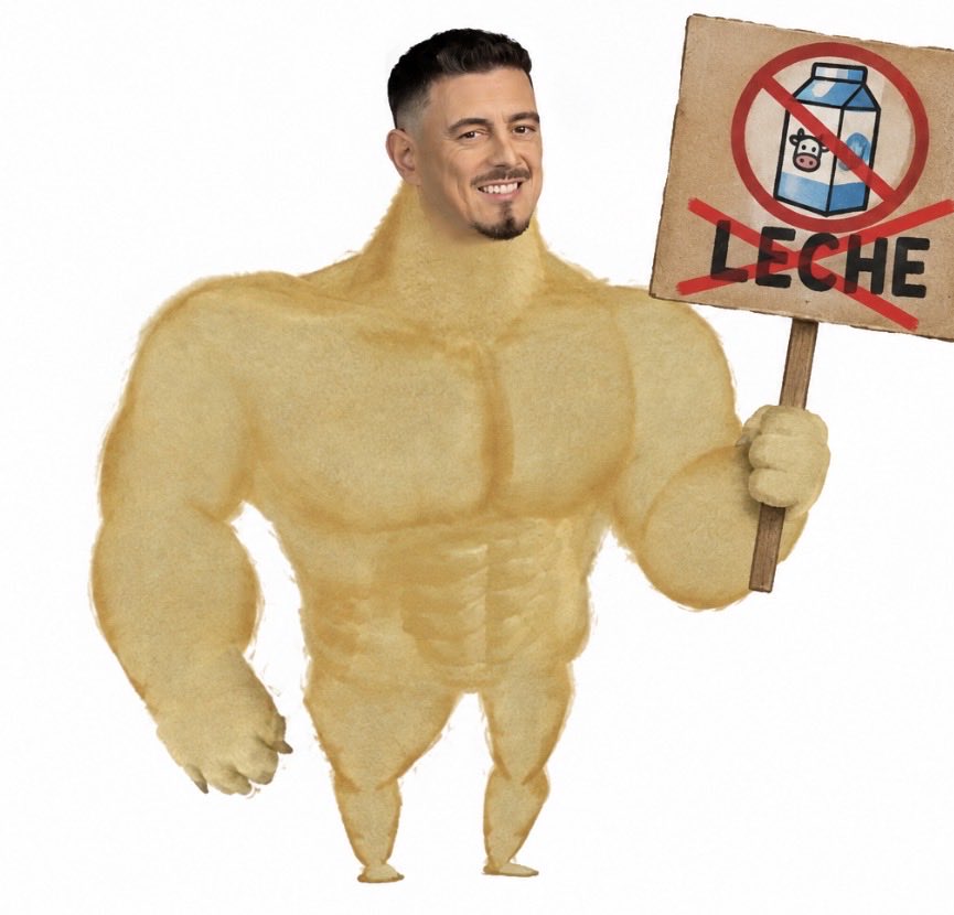 KundoFernandez's tweet photo. El Gustavo patovica intolerante a la lactosa no existe.. #granhermanouy https://t.co/DXZQu2kaU0