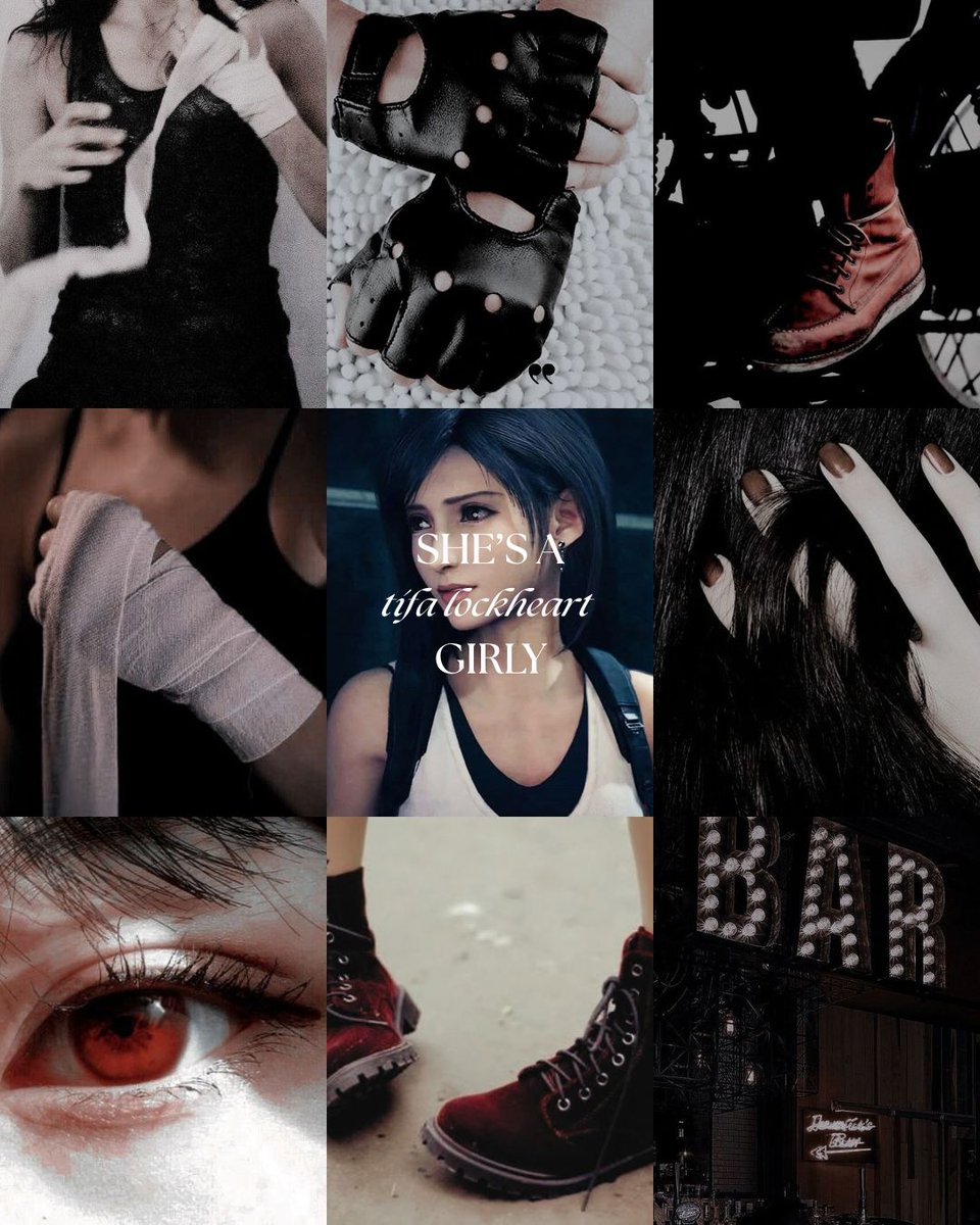 aerithsroses's tweet photo. FF7 moodboards because I got bored in class😊😭 https://t.co/rorFrGJKJW