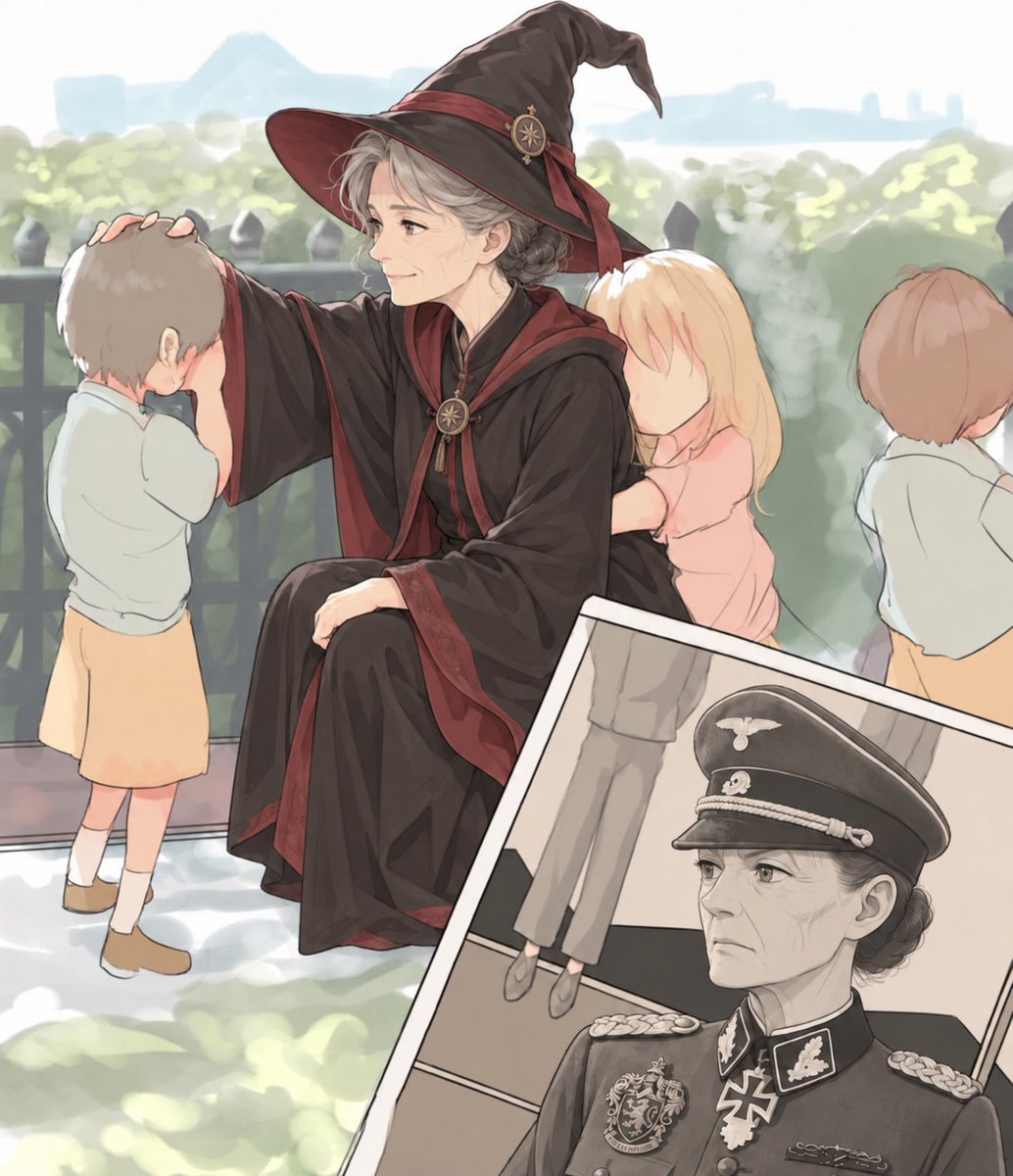 valeraius's tweet photo. Professor Minerva McGonagall, Obergruppenführer of Gryffindor, Deputy Headmistress, Commander of the Transfiguration Corps. 20 years later. https://t.co/QaqDtkDxRq