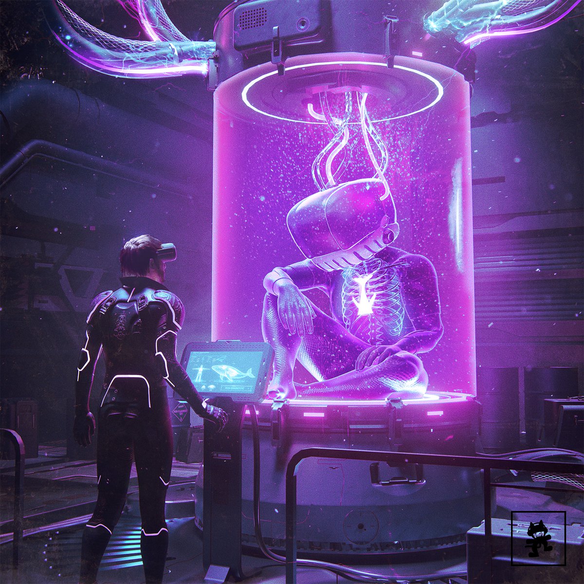 Monstercat's tweet photo. Things are getting a little unhinged. 🫠

Virtual Riot &amp; Whales collide on “Insanity,” OUT NOW!! Turn it up and enter at your own risk. 🔊  https://t.co/rJe1LGv96T

@virtual_riot | @whalesfm https://t.co/HRLusp9Clg