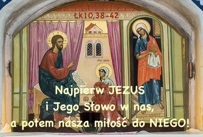 KainosKw's tweet photo. Najpierw JEZUS i Jego Słowo w nas, a potem nasza miłość do NIEGO!
#Ewangelia Łk10,38-42
#JEZUS WPROWADZA nas w całość życia, począwszy od najlepszej Jego cząstki, którą według NIEGO jest ciche i pokorne słuchanie Jego Słowa!
#LectioDivina
#KainosKW https://t.co/XFkOisai2g