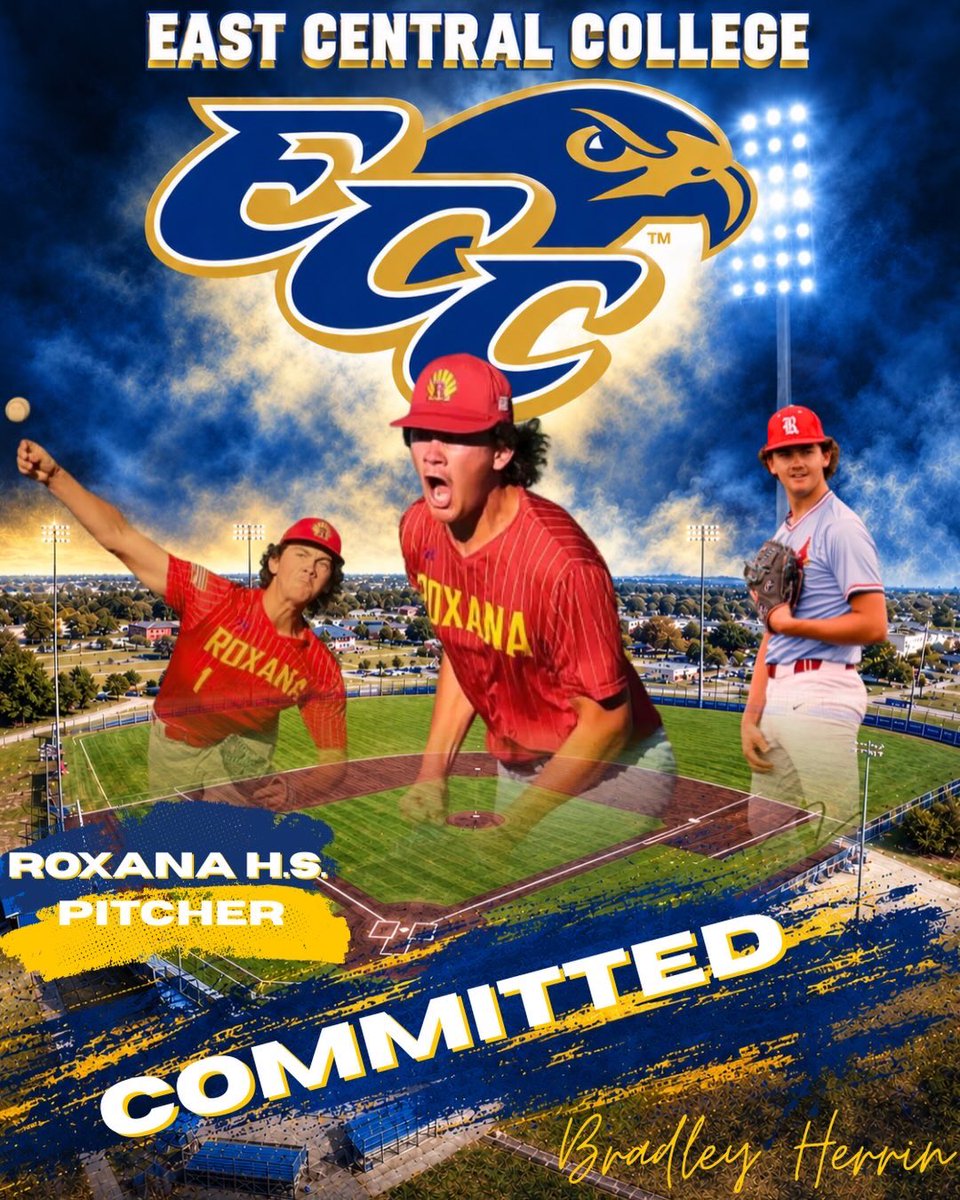 bradleyherrin8's tweet photo. Beyond blessed to announce that I will be continuing my academic and baseball career at East Central College! 

I want to thank my family for their love, support, and sacrifices that have helped me get to this point. I wouldn’t be here without you.

Go Falcons! 🦅⚾️ https://t.co/MzIjseKOOc
