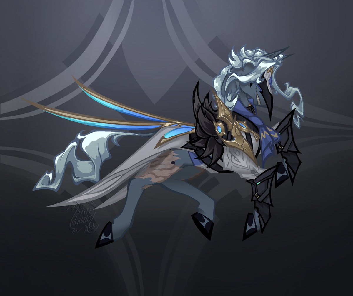sablestark's tweet photo. harbingers as ponies 

i BEEN waiting to do him. this all started bc i was sketching pony dottore lol

[#GenshinImpact #ildottore #mlp] https://t.co/yHsEDqjRlS